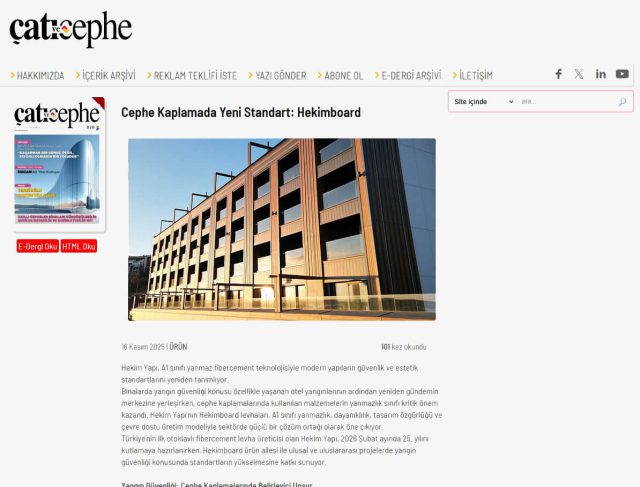 Çatı Cephe Dergisi