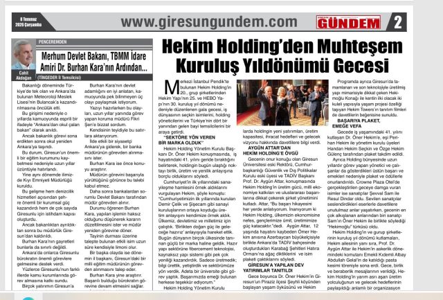 Giresun Gündem Gazetesi