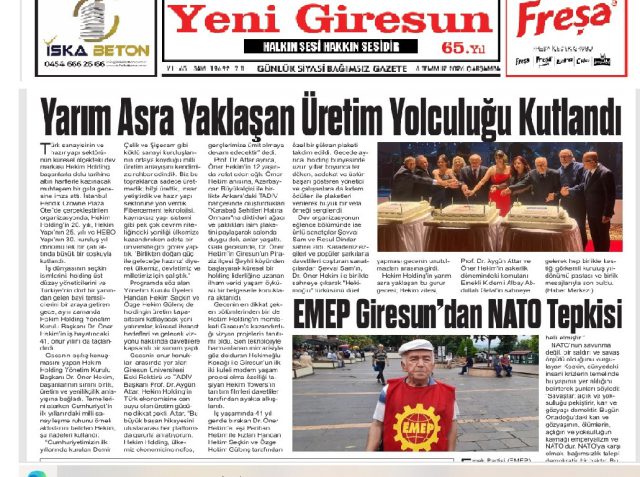 Yeni Giresun Gazetesi
